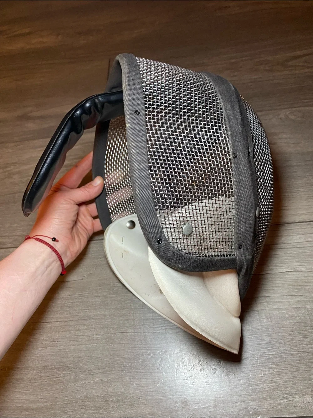 Vintage American Castello NYC Fencing Mask with White Bib - Protective Headgear